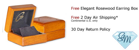 Rosewood Earring Box